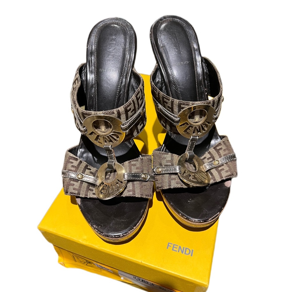 Fendi Signature Mules Clogs